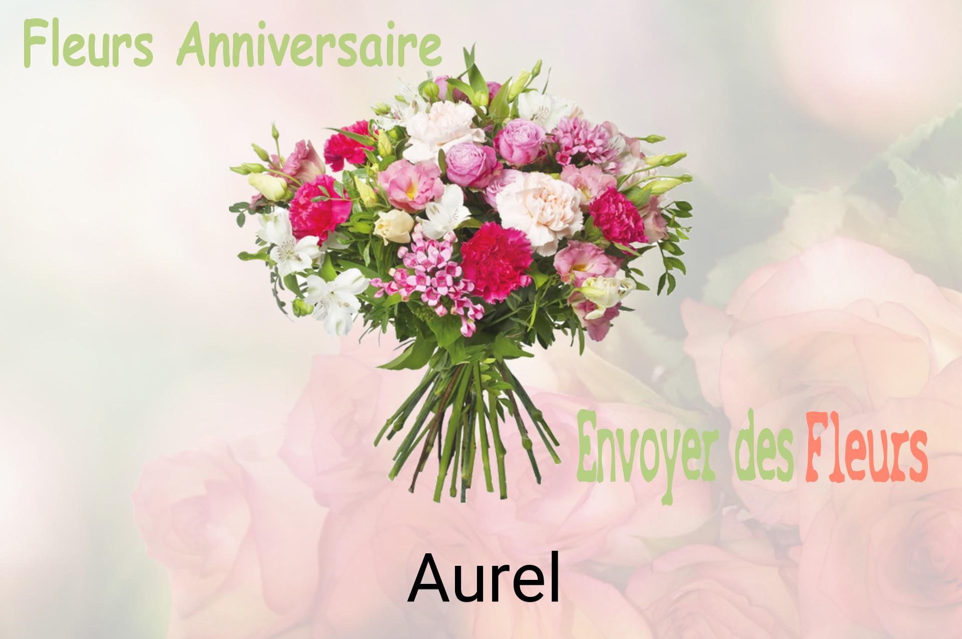 Bouquet de fleurs d’anniversaire livré à Aurel